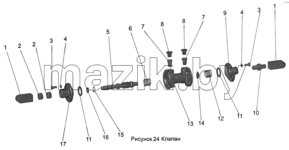 Клапан 104-1108583-31