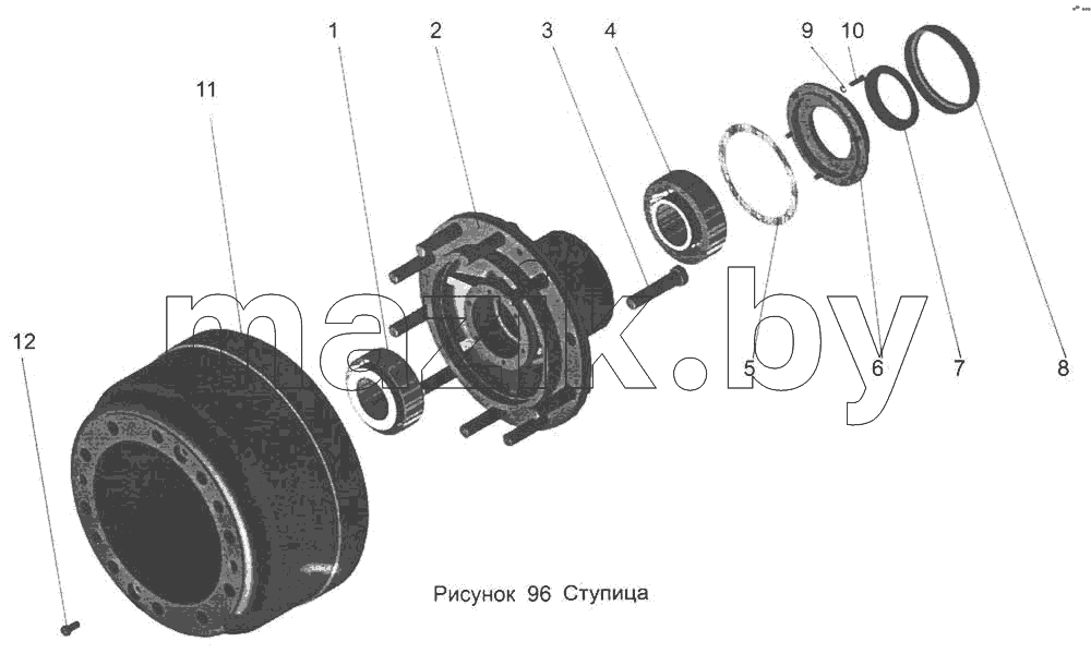 Ступица 54326-3103006