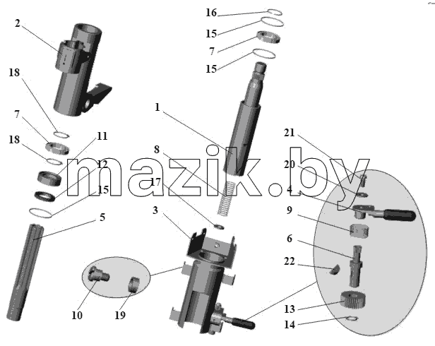 Колонка рулевая 64221-3444010