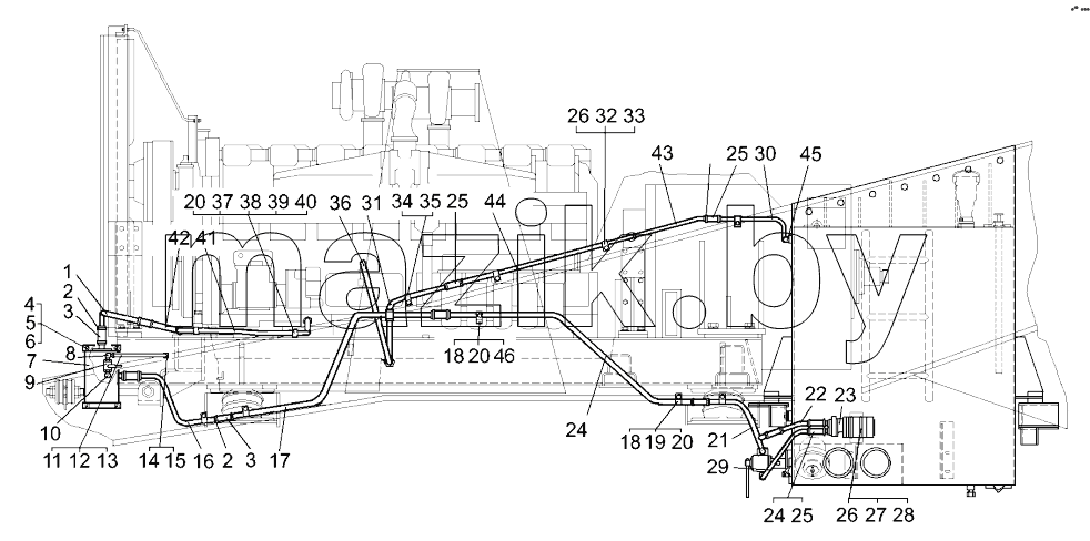  Топливные трубопроводы (75131-1100006-10);Fuel pipelines