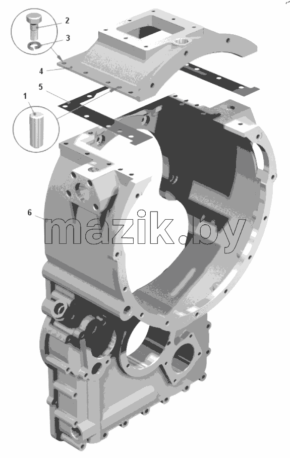  Картер гидротрансформатора 7548-1709021-20