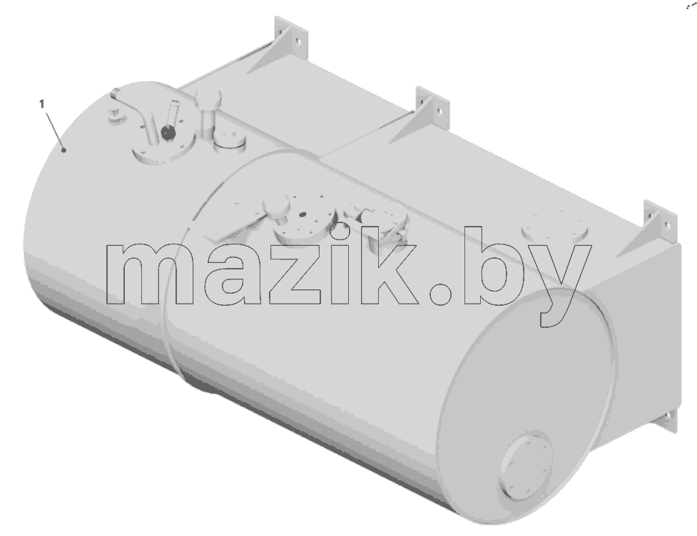  Корпус топливного бака 7540A-1101012