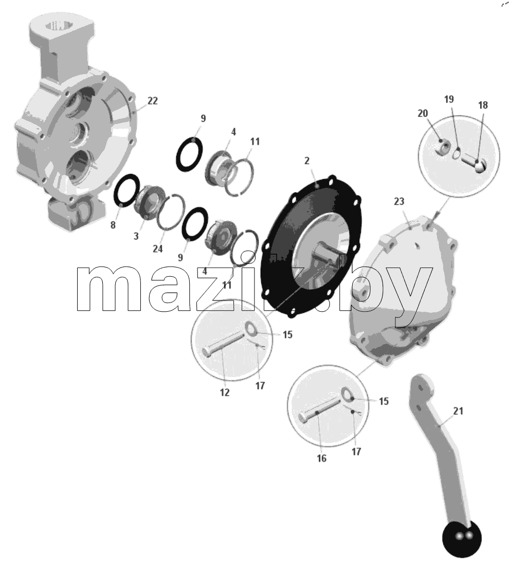  Насос ручной 75481-1133010-01