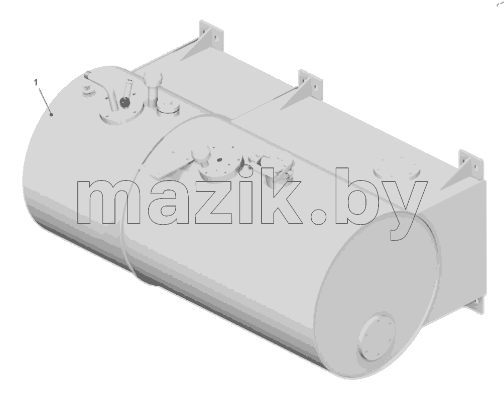  Корпус топливного бака 7540A-1101012