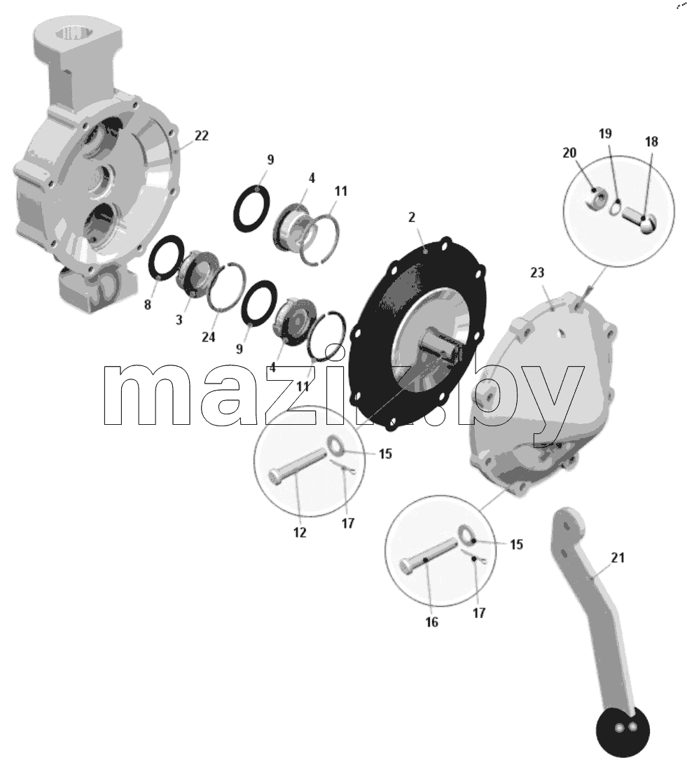  Насос ручной 75481-1133010-01