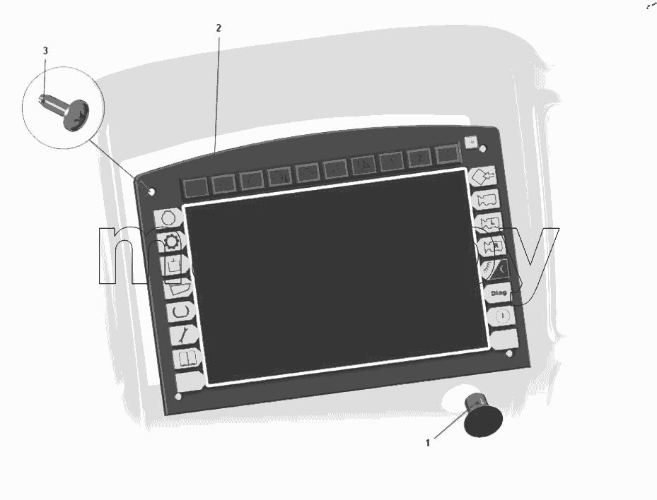  Панель приборов центральная