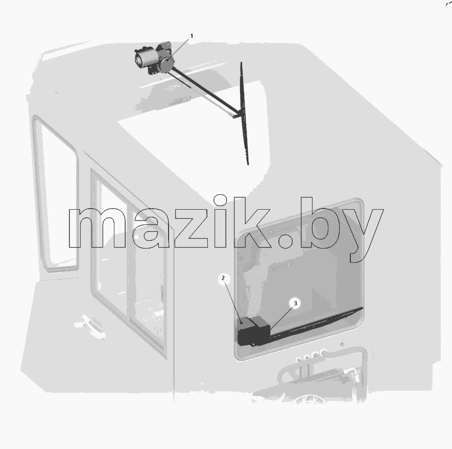  Установка стеклоочистителя 75481-5205002-50