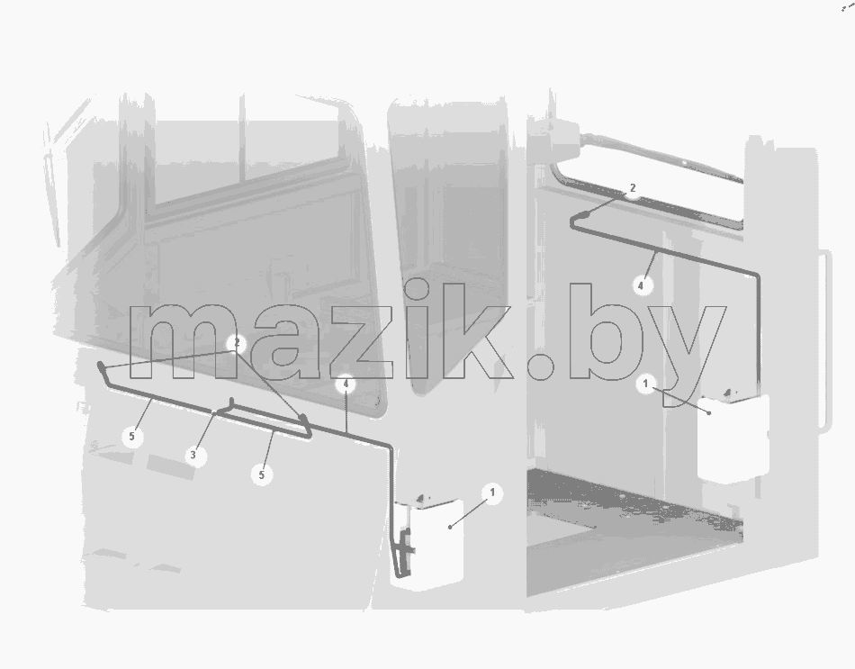  Установка стеклоомывателя 7547-5208002