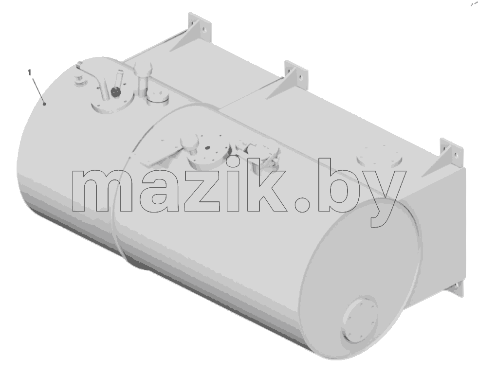  Корпус топливного бака 7540A-1101012