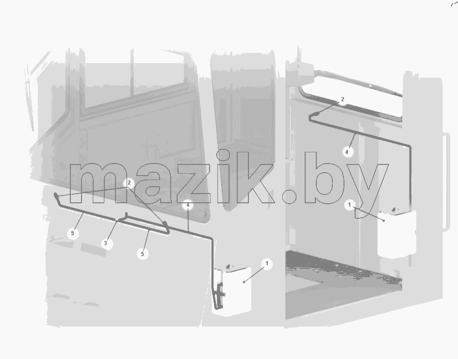  Установка стеклоомывателя 7547-5208002