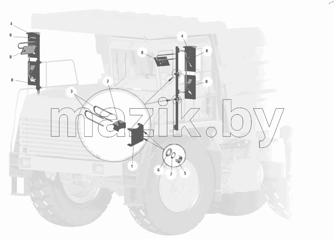  Установка зеркал заднего вида 75473-8201005-20