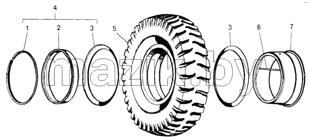  Детали колес;Wheel parts
