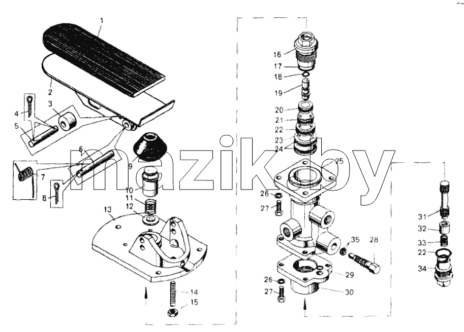  Кран управления;Control valve