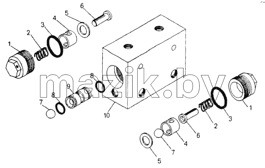  Двойной защитный клапан;Dual safety valve