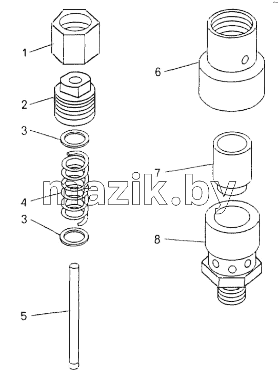  Клапан предохранительный;Safety valve
