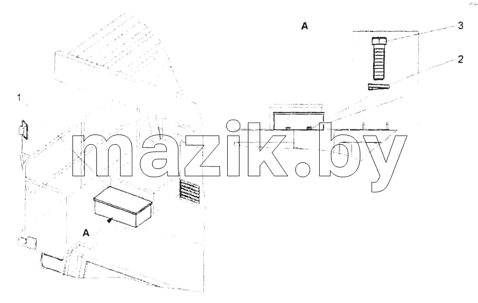  Установка инструментального ящика;Mounting of instrumental box