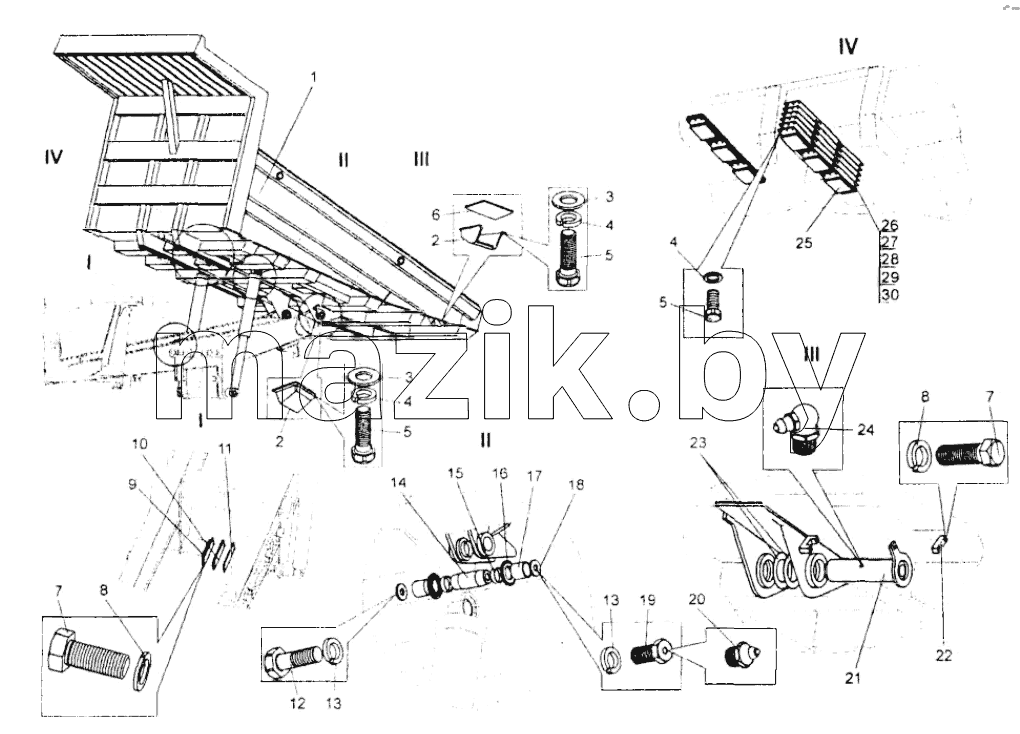  Установка платформы;Mounting of body