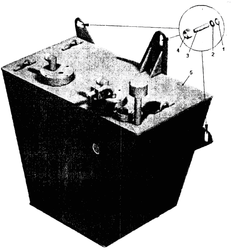  Установка масляного бака;Mounting of oil tank