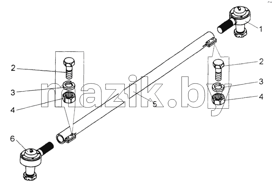  Тяга рулевой трапеции;Steering linkage rod