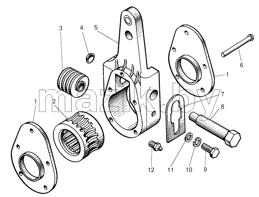  Регулировочный рычаг;Adjusting lever