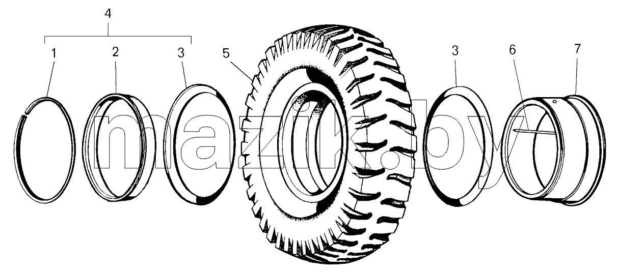  Детали колес;Wheel parts