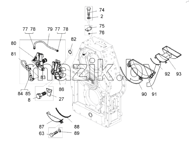 Коробка передач (7555F-1701002);Gearbox