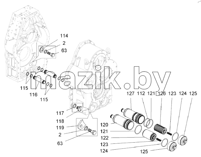  Коробка передач (7555F-1701002);Gearbox