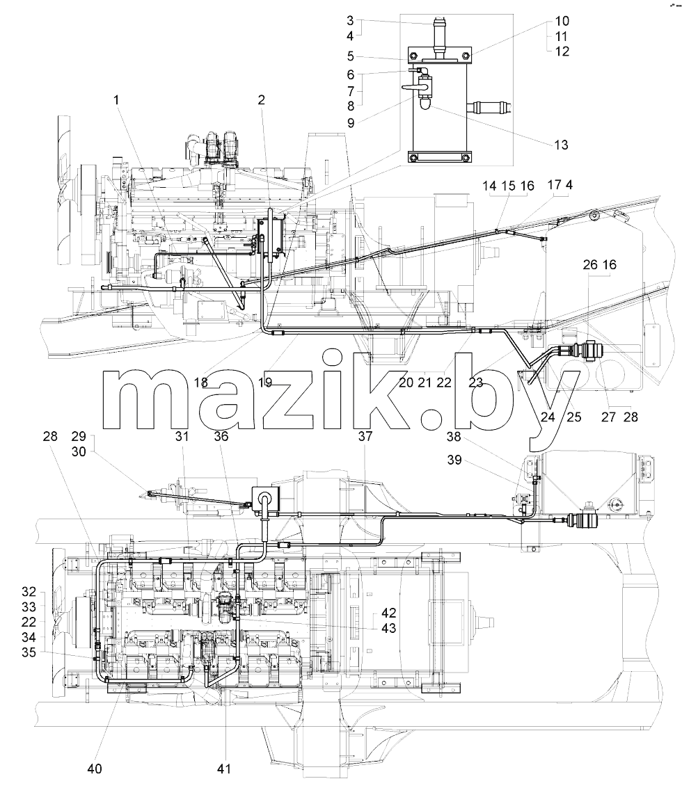  Топливные трубопроводы (75583-1100006);Fuel pipelines