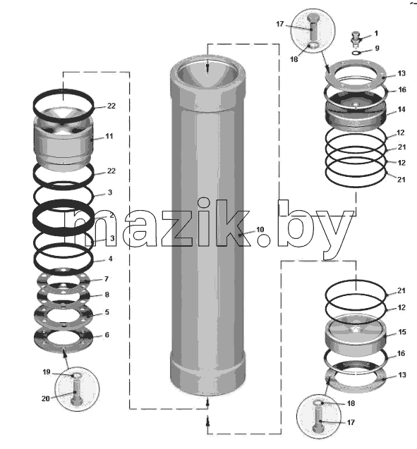 Пневмогидроаккумулятор 75303-3545010