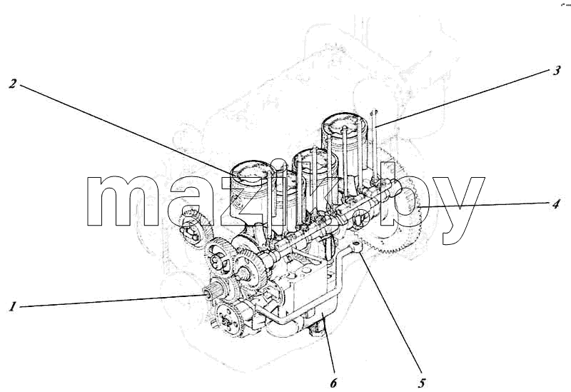 Дизель 442-00c1-13