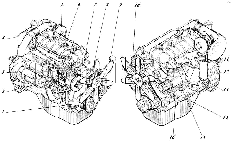 Дизель 442-25-00c1