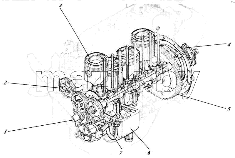 Дизель 442-54P-00c1