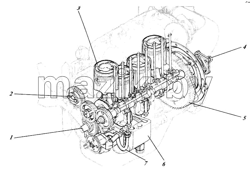 Дизель 442-55P-00c1