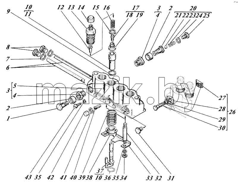 Головка топливного насоса 446-16c12