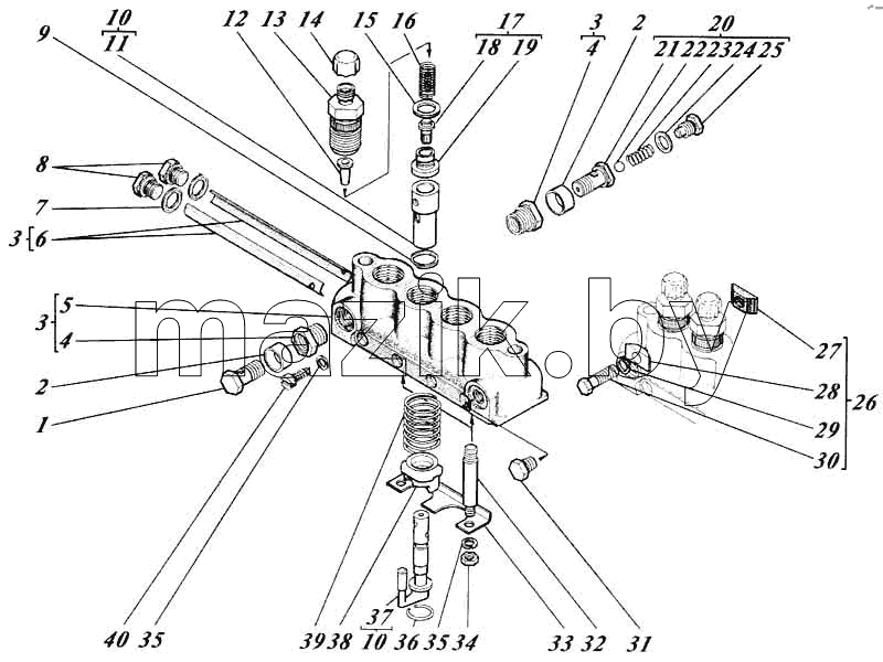 Головка топливного насоса 440-16c12