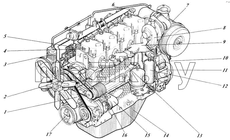 Дизель 442-24И-00с1