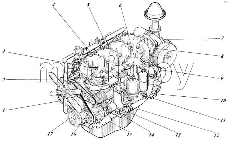 Дизель 442-25БИ-00с1