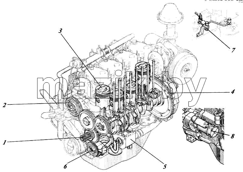 Дизель 442-25БИ-00с1