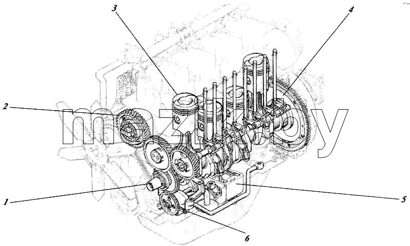 Дизель 442-50И-00с1