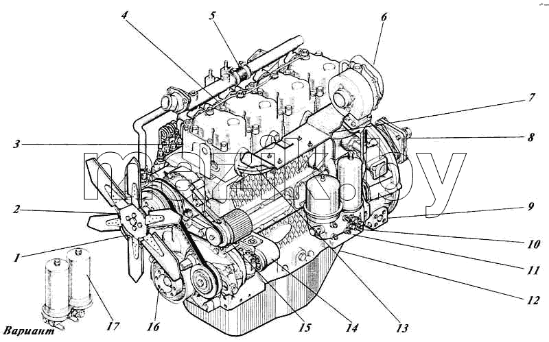 Дизель 442-50И-00с1