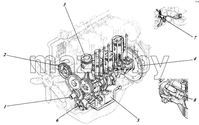 Дизель 442-51И-00с1