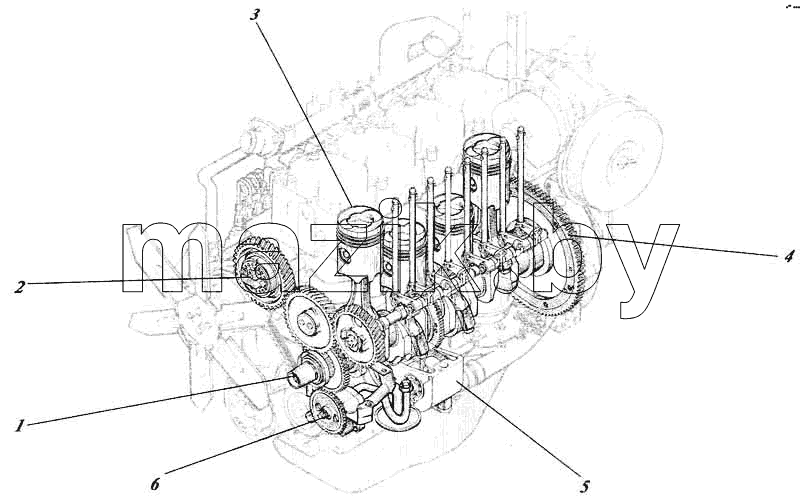 Дизель 442-54РИ-00с1