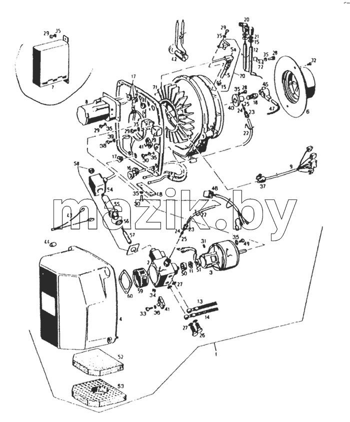 Тепловодное отопление EBERSPACHER D 30 W