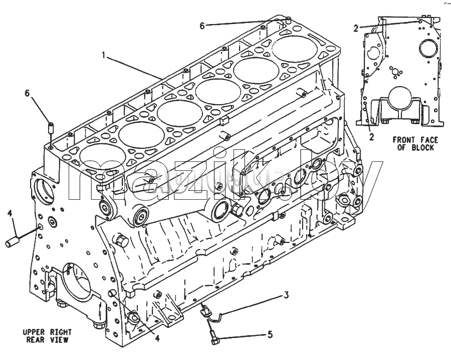 2W-9746 Блок цилиндров