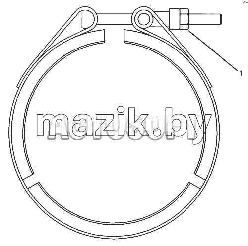 1W-2431 Хомут