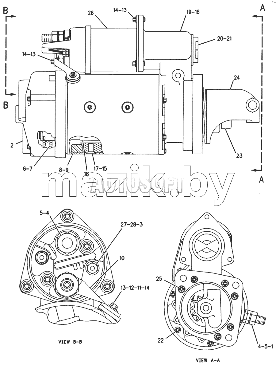7Х-5987 Стартер