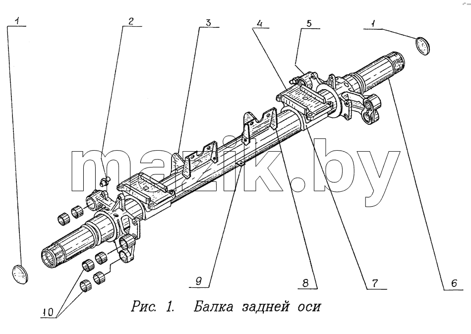 Балка задней оси