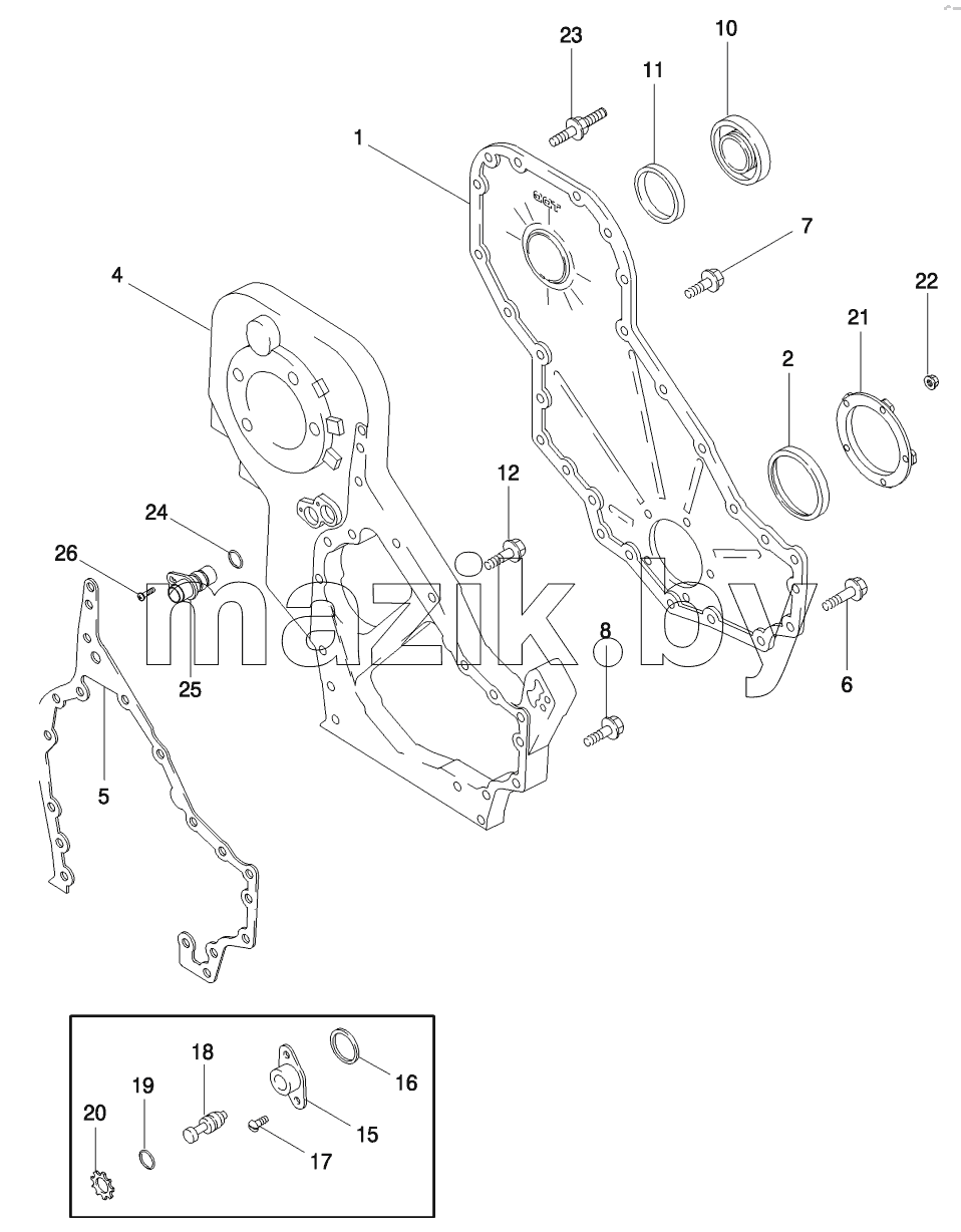 FRONT GEAR COVER