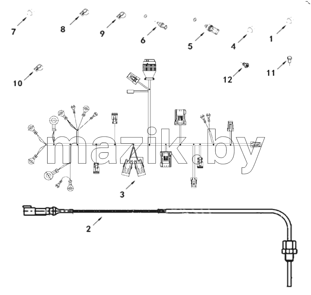  HARNESS, WIRING EC604