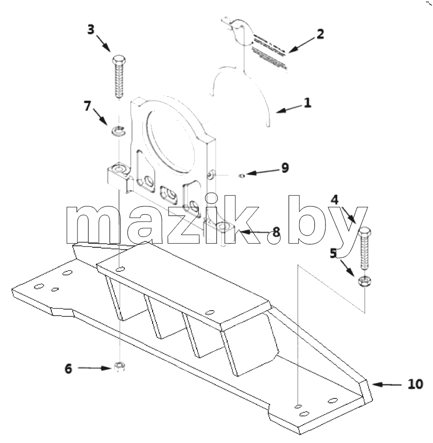  SUPPORT, FRONT ENGINE EM6121